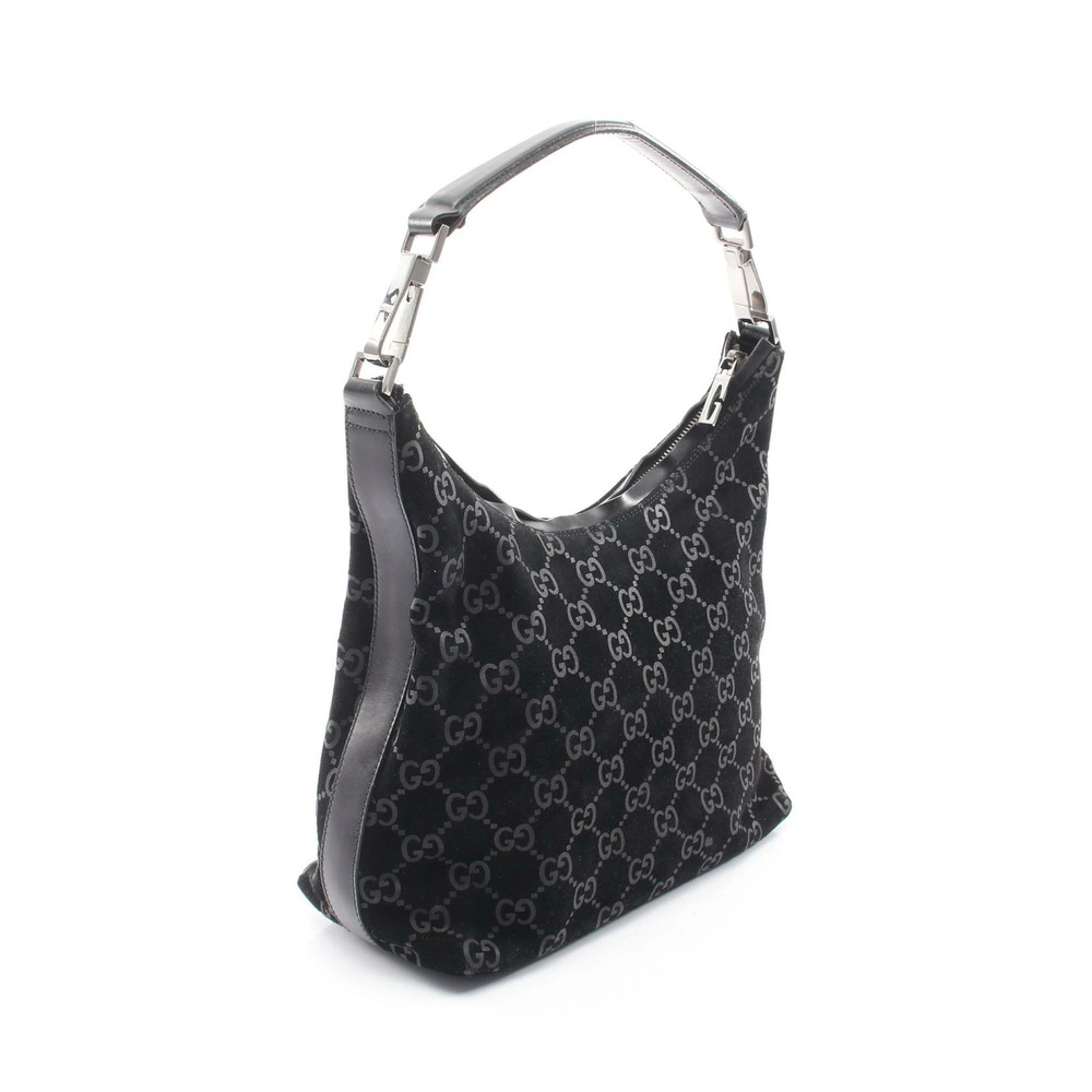 Gucci GG shoulder bag suede leather black - Picture 2 of 5
